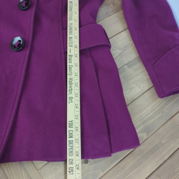 Steve Madden Purple Wool Blend Coat - Picture 11 of 15